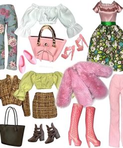 Eledoll Clothes Deluxe Fashion Pack for 11.5 inch – 12 inch Fashion Doll Four Seasons Antheia Set