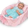 The Ashton-Drake Galleries Charlotte Baby Doll, 20 inches, Limited Edition by Linda Murray, with Basket and Accessories