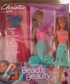 Barbie Christie Bead ‘N Beauty Doll AA w 2 Outfits & Accessories (2001)