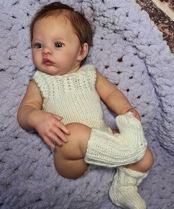 Zero Pam Reborn Baby Dolls Silicone Full Body-18 in Realistic Baby Doll, 3D Skin Posable Anatomically Correct Girl, Real Life Bebe Doll, Silicone Reborn Dolls with Accessories