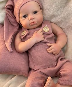 OtardDolls 18 Inch Reborn Baby Doll Lifelike Reborn Baby Dolls Full Silicone Dolls Full Body Realistic Newborn Baby Dolls with Accessories 2