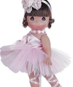 The Doll Maker Precious Moments Dolls, Linda Rick, Ballerina Bliss Brunette, 12 inch Doll