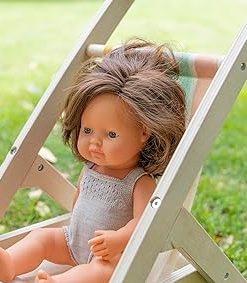 Miniland Wooden Baby Doll Stroller Made with ECO Wood Material from Sustainable Forests for Imaginary Life situations 2