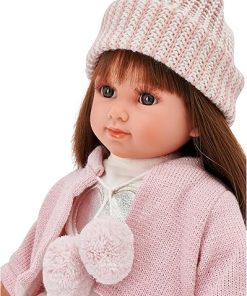 1053528 Sara Doll with Brunette Hair and Brown Eyes, Fashion Doll with Soft Body, Includes Trendy Outfit, 35 cm 2