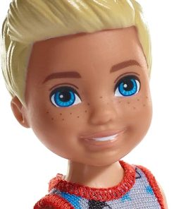Barbie Club Chelsea Doll, 6-inch Blonde Boy Doll in Puppy-Themed Look 2