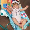 19 Inches Lifelike Reborn Baby Dolls Boy Realistic Newborn Baby Doll with Weighted Soft Body Sleeping Poseable Reborn Baby Doll Accessories for Kids Age 3+ 4