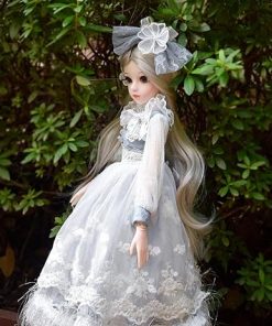 1/3 BJD Doll Ball Mechanical Jointed Doll 24in Princess SD Doll with Makeup + Full Accessories (Sarah) 2