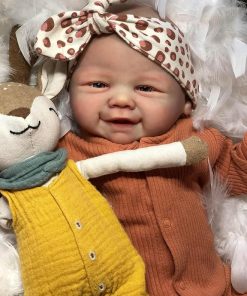 Zero Pam Adorable Lifelike Reborn Baby Dolls Girls 20 Inch, Soft Cloth Body Baby Boy Dolls That Look Real Newborn Toddlers Advanced Painted Toy for Kids and Collectors 2