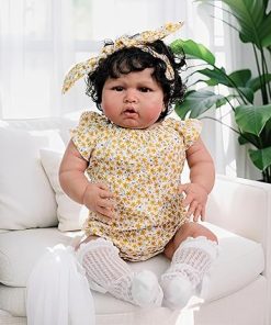 Lifelike Reborn Toddler Baby Dolls 24 Inch Realistic Newborn Baby Dolls Real Life Baby Dolls with Complete Accessories for 3+ Years Old Gifts 2