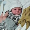 Silicone Reborn Cute Toddler Girl Doll Premie Baby Genesis Hand Painted Doll Cute Lifelike Silicone Babies with Clothes and Accessories Gift for Children 3