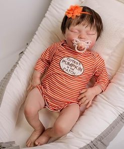 Zero Pam Realistic Silicone Reborn Baby Dolls Girl,Toddler Dolls 19 Inch Posable Anatomically Correct Baby Doll,Reborn Doll That Look Real with Accessories
