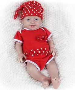IVITA 20 inch Full Silicone Baby Doll – Girl