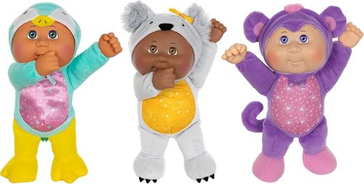 Cabbage Patch Kids Space Friends 3-Pack - 9 Inch Dolls - Collectible Cuties - Features Mercury Monkey, Pluto Penguin, Nova Koala - Thumb-Sucking Helper CPK - Amazon Exclusive