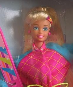 Barbie Winter Sport Doll Set w Skis & More! (1994) 2