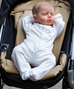 Lifelike Reborn Baby Dolls 20 Inch Sleeping Girl Realistic Newborn Baby Dolls, Soft Weighted Body,Real Life Baby Dolls That Look Real Looking Silicone Dolls with Toy Accessories for Kids Age 3+