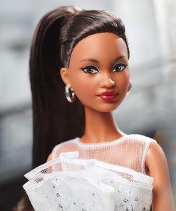 Barbie Collector 60th Anniversary Doll, Brunette, with Diamond-Inspired Gown 2