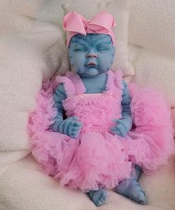 Pinky Reborn Dolls 20inch 50cm Life Like Reborn Baby Dolls Silicone Newborn Avatar Sleeping Soft Weighted Realistic Cute Avatar Baby Doll Toy Gifts