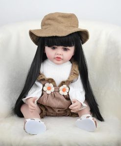 Lifelike Reborn Baby Dolls – 22Inch-Real Baby Feeling Realistic-Newborn Baby Dolls Adorable Real Life Baby Dolls for Christmas, Children’s Day