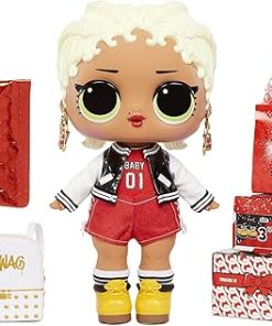 L.O.L. Surprise! Big Baby MC Swag – 11″ Large ,Doll with Colorful, Mix & Match Fashion Accessories, Wear and Share Earrings, Collectible Gift for Kids, Toy for Girls Ages 4 5 6 7+ Years Old