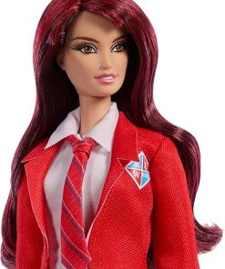 Barbie Doll & Accessories, Roberta Wearing Removable School Uniform with Boots, Necktie & Long Red Hair, Inspired by Rebelde & RBD (Amazon Exclusive) 2