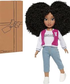 Just Play HBCyoU Student Body President Hope 18-inch Doll & Accessories, Curly Hair, Light Brown Skin Tone, Designed and Developed by Purpose Toys