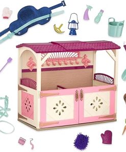 Glitter Girls – All Asparkle Acres Riding Stable Set – Accessory for 14-inch horses – 14-inch Doll Accessories and Clothes for Girls Age 3 and Up – Children’s Toys (GG57000Z)