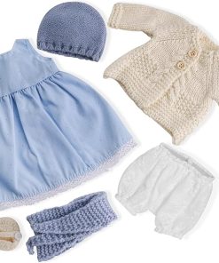 Handmade Waldorf Doll Clothes 12 inch Clothing Set with Pretty Box Girl Christmas Birthday Gift-Laura’s Clothes Accessories