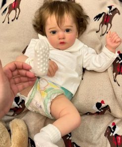 Zero Pam Real Looking Reborn Baby Dolls 23 Inch Lifelike Newborn Doll Soft Reborn Toddler Girl Real Life Baby Dolls That Look Real Beautiful Reborn Doll with Accessories