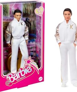 Barbie The Movie Signature Ken in White and Gold Tracksuit Exclusive Doll HPK04 Gold,white