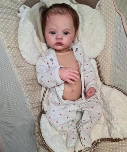 Zero Pam Lifelike Reborn Baby Dolls Silicone Full Body 18 Inch Realistic Newborn Baby Dolls Girls That Look Real Reborn Posable Babies Soft Silicone Babies Doll for Toddlers 2