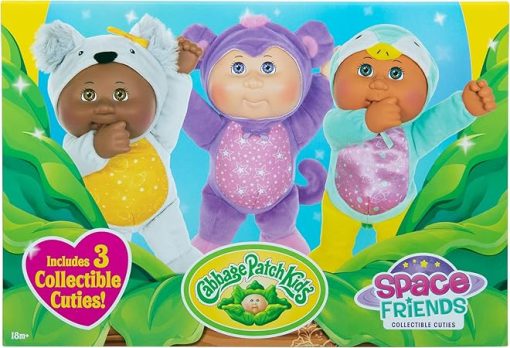 Cabbage Patch Kids Space Friends 3-Pack - 9 Inch Dolls - Collectible Cuties - Features Mercury Monkey, Pluto Penguin, Nova Koala - Thumb-Sucking Helper CPK - Amazon Exclusive - Image 2