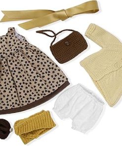 Handmade Waldorf Doll Clothes 12 inch Clothing Set with Pretty Box Girl Christmas Birthday Gift-Ballerina’s Clothes Accessories