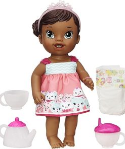 Baby Alive Lil’ Sips African American Baby Has a Tea Party Doll