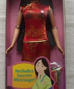 Disney MULAN doll in red fashion by Mattel 1997