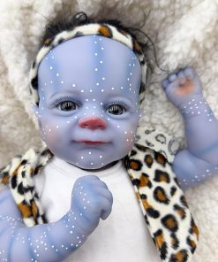 Anano Realistic Avatar Baby Reborn Dolls 18 Inch Real Life Like Looking Baby Dolls That Look Real Newborn Baby Avatar Bebe Reborn Baby Dolls Boy Girl with Real Veins & Clothes 2
