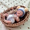 Zero Pam Lifelike Reborn Baby Dolls Full Body Girl 18 Inch Anatomically Correct Reborn Toddler Dolls, Real Life Newborn Baby Doll That Look Real with Full Accessories 4
