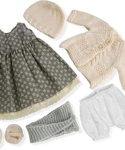 Handmade Waldorf Doll Clothes 12 inch Clothing Set with Pretty Box Girl Christmas Birthday Present-Lenka’s Clothes Accessories