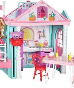 Barbie Club Chelsea Two-Story Playhouse Playset and Teddy Bear