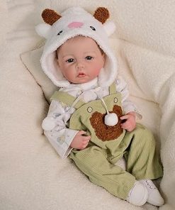 Realistic Reborn Baby Dolls 20 Inch Lifelike Newborn Dolls Boy Soft Full Vinyl Body Adorable Real Life Baby Dolls with Accessories for 3+ Year Old Gifts, Pretend Play, Collection