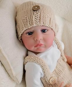 23 Inch Big Size Realistic Reborn Toddler Dolls Boy That Looks Real Reborn Baby Doll Silicone Soft Full Body Vinyl Lifelike Newborn Baby Dolls with Feeding Accessories for Kids 2
