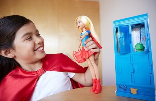 DC Super Hero Girls Mattel Supergirl Locker Accessory & Doll - Image 2