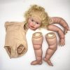iCradle Reborn Baby Doll Kit DIY 26 Inch 68cm Simulation Silicone Vinyl Dolls Blank Kit DIY Accessories Supplies for Kids Age 3+ (Bland Hair Kit DIY Pippa #3075)