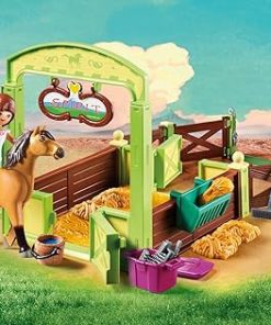 Playmobil DreamWorks Spirit Lucky & Spirit with Horse Stall Playset 2