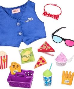 Our Generation Cinema Snacks with Play Food Accessory Set for 18″ Dolls