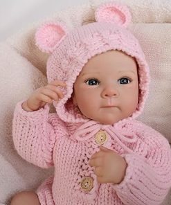 Lifelike Reborn Baby Dolls 18 Inch Soft Vinyl Lifelike Baby Dolls Newborn Baby Dolls Accessories 2