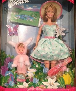 Barbie Easter Egg Party and Kelly Gift Set + Fun Easter Scene with Re-Usable Vinyl Stickers 2