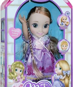 Magic Princess Talking Interactive Play Doll with Carrying Case and Accessories (Rose Gold Hair)