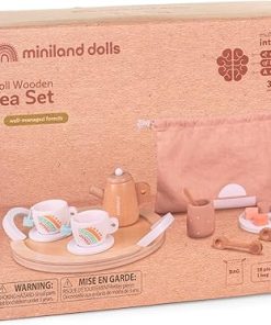 Miniland Doll Wooden Tea Set – Quality, ECO, Imaginative 2