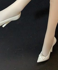 1/6 Scale Female Soldier Model Figure Doll Shoes High Heels 51Y7 for 12″ Movable Doll Action Figure，Flexible Seamless Doll Miniatures Accessories Doll 2