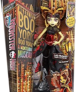 Mattel Monster High Boo York, Boo York Gala Ghoulfriends Luna Mothews Doll 2